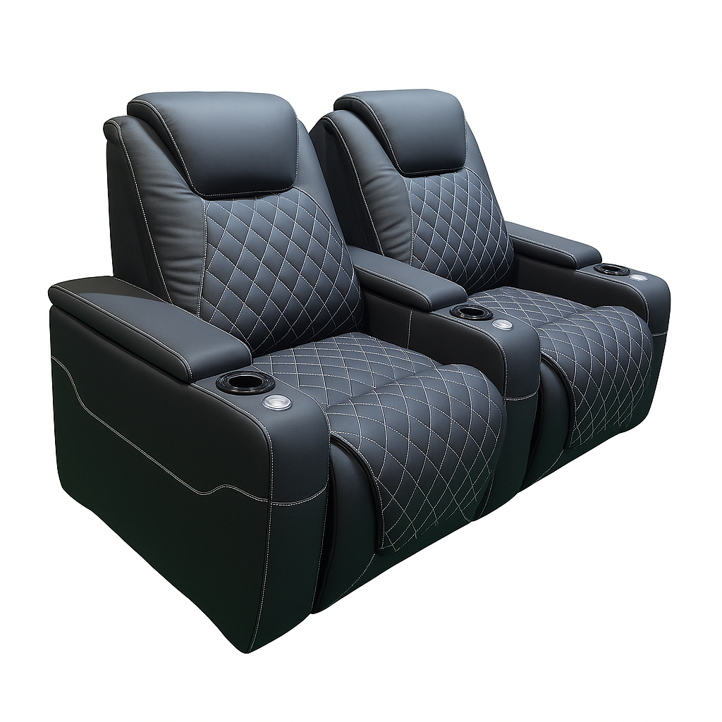 ObsidianCrest Diamond Recliner Pair